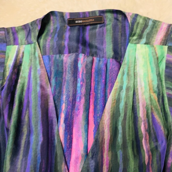 BCBG Multicolor Silk Dress - Picture 5 of 8